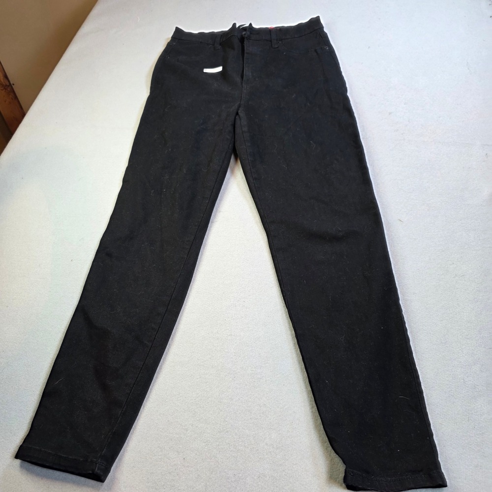 Celebrity Pink The Deb Black Skinny Jeans Distressed Size 15/32 High Rs Stretch